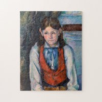 Paul Cezanne - Garçon dans la veste rouge
