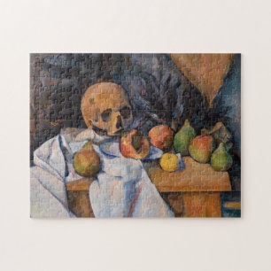Puzzle Paul Cezanne - La vie morte avec le crâne