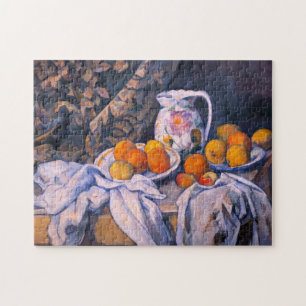 Puzzle Paul Cezanne - La vie morte avec un rideau