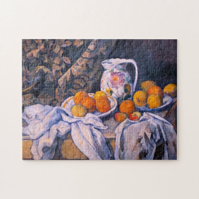 Puzzle Paul Cezanne - La vie morte avec un rideau (Horizontal)