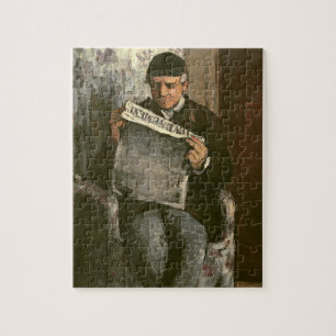 Puzzle Paul Cezanne le père de l'artiste, lisant le "v