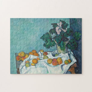 Puzzle Paul Cézanne Vie morte avec Pommes et Primroses