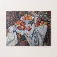 Paul Cezanne - Vie morte, Pommes et Oranges