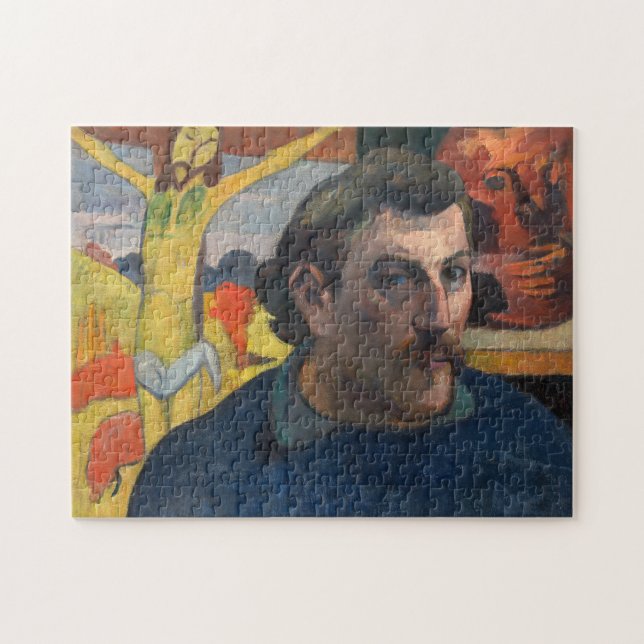 Puzzle Paul Gauguin - Autoportrait avec Christ Jaune (Horizontal)