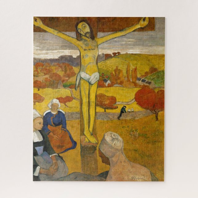 Puzzle Paul Gauguin Peinture du Christ Jaune (Vertical)