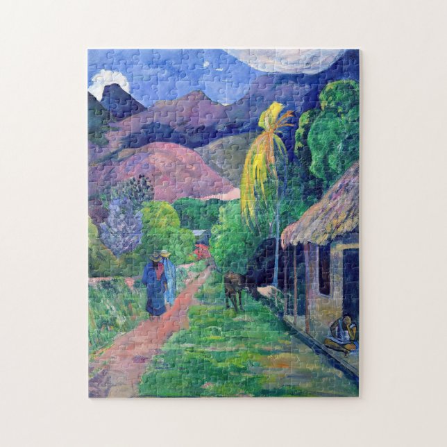 Puzzle Paul Gauguin - Rue à Tahiti (Vertical)