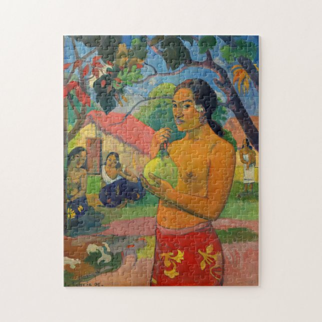 Puzzle Paul Gauguin - Une femme tenant un fruit (Vertical)