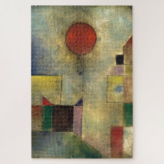 Puzzle Paul Klee Ballons rouges Tableau d'art Abstrait (Vertical)
