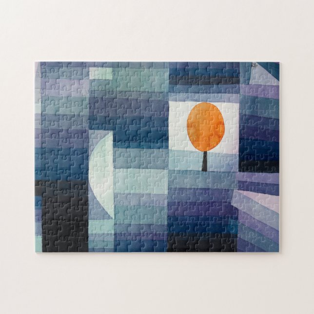Puzzle Paul Klee Messager de l'automne Bleu Moderne Abstr (Horizontal)