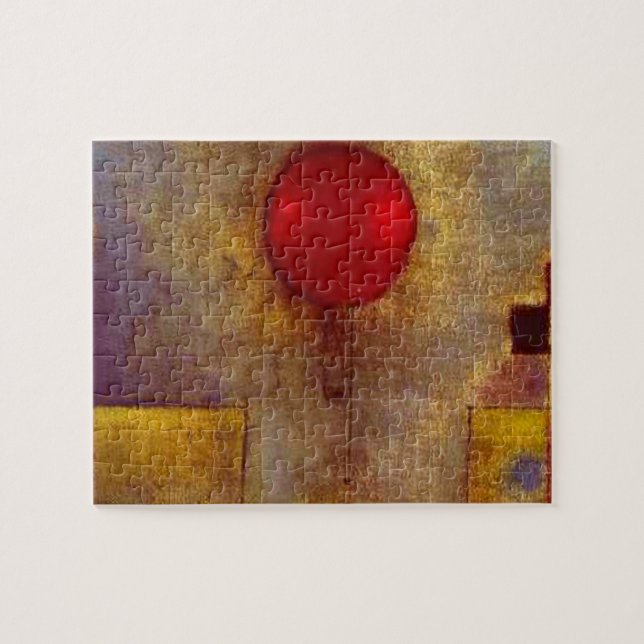 Puzzle Paul Klee Red Balloon Abstract Colorful Art  (Horizontal)