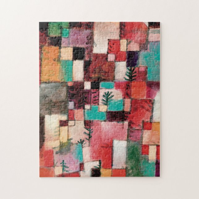 Puzzle Paul Klee, Red Green et Violet-Jaune rythmes - (Vertical)