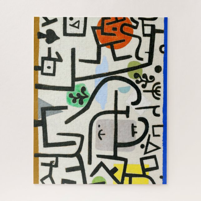 Puzzle Paul Klee Rich Harbour Expressionnisme Abstrait (Vertical)