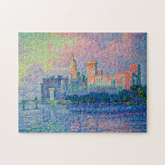 Puzzle Paul Signac - Le Palais des Papes, Avignon (Horizontal)