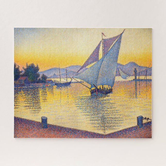 Puzzle Paul Signac - Le Port au coucher du soleil, Opus 2 (Horizontal)