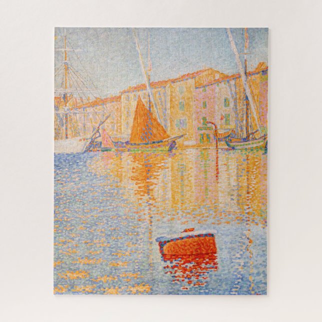 Puzzle Paul Signac - The Red Buoy, Saint-Tropez (Vertical)