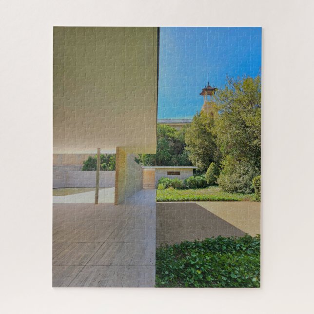 Puzzle Pavillon allemand à Barcelone (Vertical)