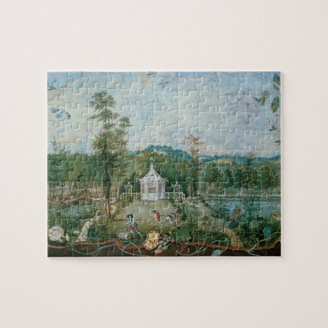 Puzzle Pavillon chinois dans un jardin anglais, 18ème siè (Horizontal)