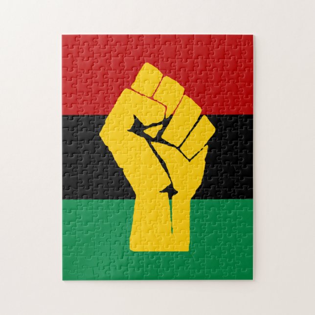 Puzzle Pavillon panafricain Black Power (Vertical)