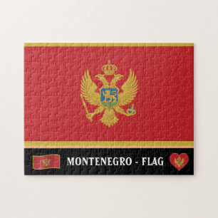 Puzzle Pays du Drapeau du Monténégro / Monténégro