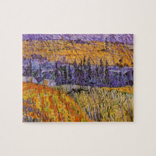 Puzzle Paysage à Auvers après la pluie de Vincent van Gog