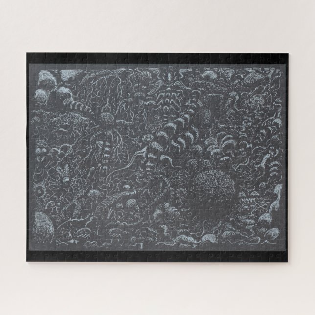 Puzzle paysage à l'encre argentée Darkworld (Horizontal)