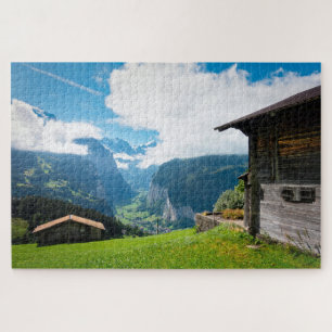 Puzzle Paysage à Wengen en Suisse