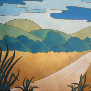 Puzzle Paysage abstrait art contemporain