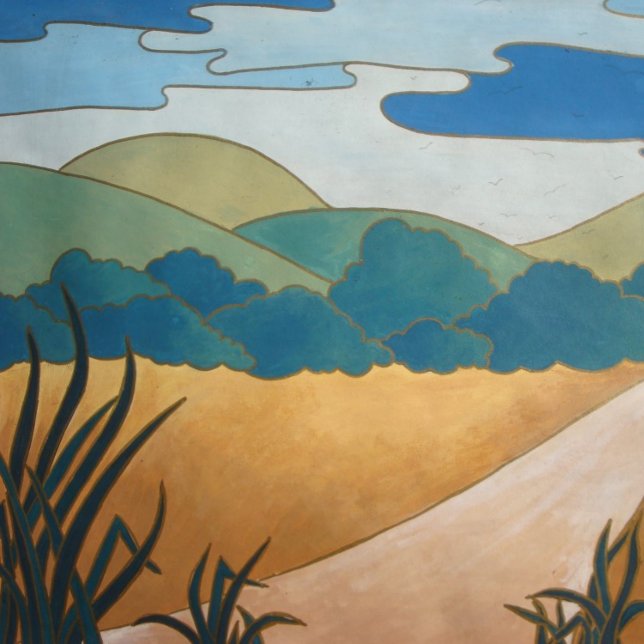 Puzzle paysage abstrait coloré et contemporain (Créateur téléchargé)