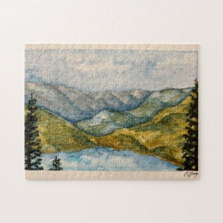 Puzzle paysage aquarelle