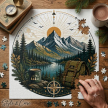 Paysage artistique d'aventure sauvage alpine vinta