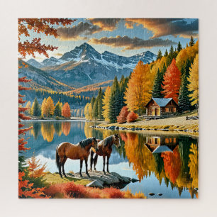 Puzzle Paysage automne serein