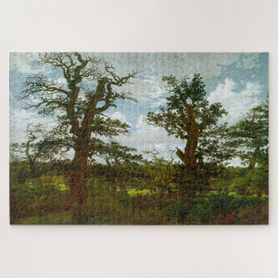 Puzzle Paysage avec chênes - Caspar David Friedrich