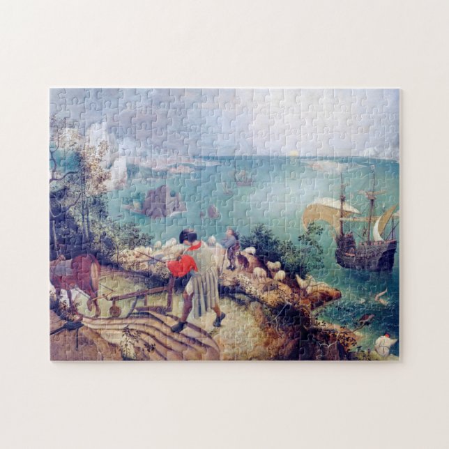 Puzzle Paysage avec la chute d'Icarus, Pieter Bruegel (Horizontal)