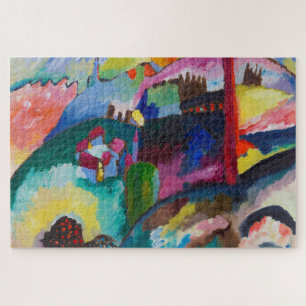 Puzzle Paysage avec rein d'usine, Wassily Kandinsky