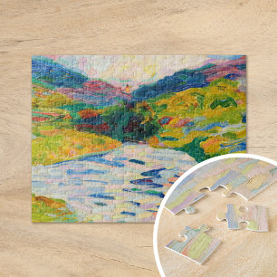 Puzzle Paysage avec rivière   Curt Herrmann
