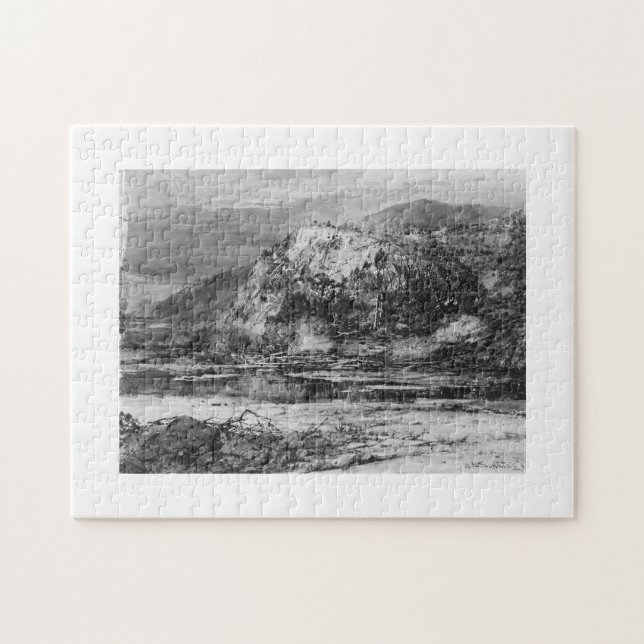 Puzzle Paysage avec Rocky Hills et Stream 1890 William (Horizontal)