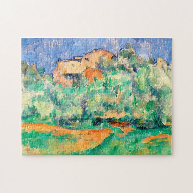 Puzzle Paysage avec une maison, Cézanne (Horizontal)