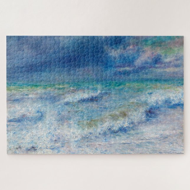 Puzzle Paysage bleu de Renoir Impressionniste Peinture (Horizontal)