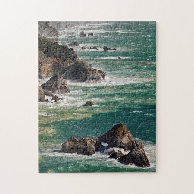 Puzzle Paysage côtier avec vagues (Vertical)