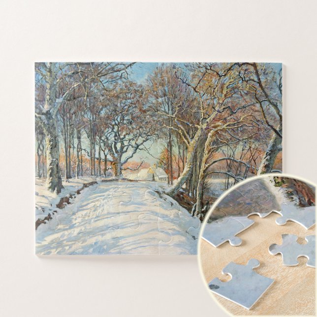 Puzzle Paysage couvert de neige, Viggo Langer (Créateur téléchargé)