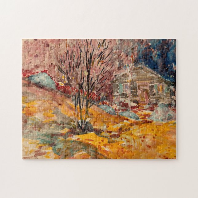 Puzzle Paysage d'automne | George Luks (Horizontal)