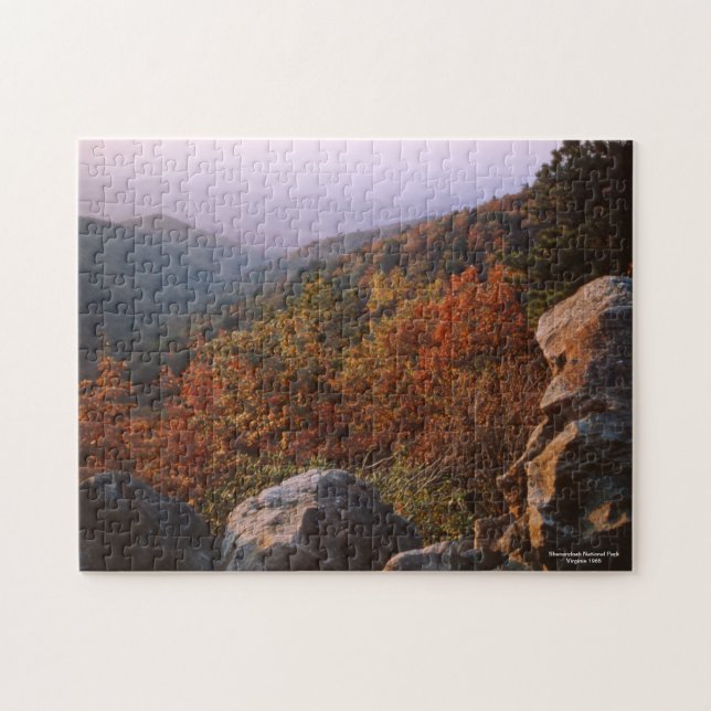 Puzzle Paysage d'automne, Parc national de Shenandoah (Horizontal)