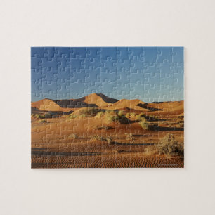 Puzzle paysage de désert de Namib chez Sossusvlei,
