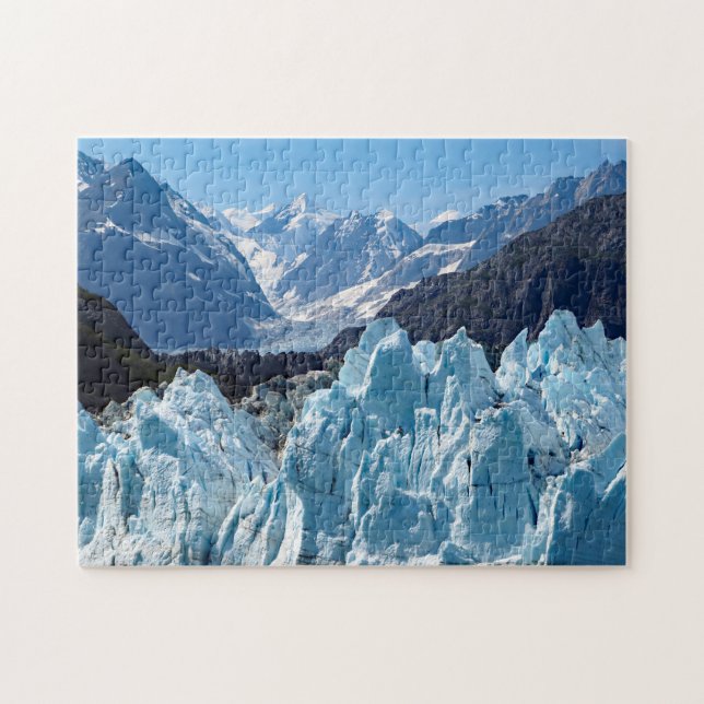 Puzzle Paysage de la baie Glacier de l'Alaska (Horizontal)