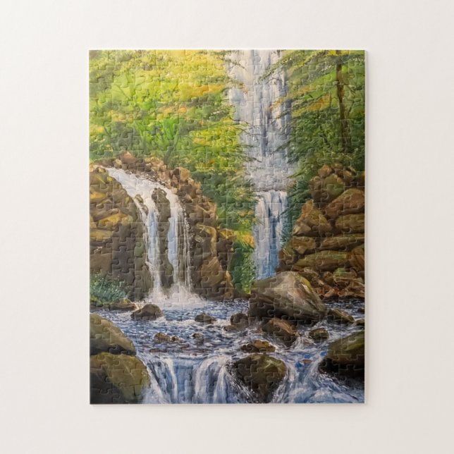 Puzzle Paysage De La Cascade (Vertical)