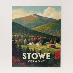 Puzzle Paysage de la montagne verte de Stowe Vermont