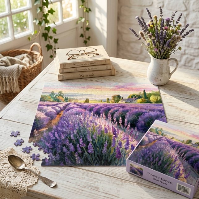 Puzzle Paysage de lavande relaxant et tranquille  (Créateur téléchargé)
