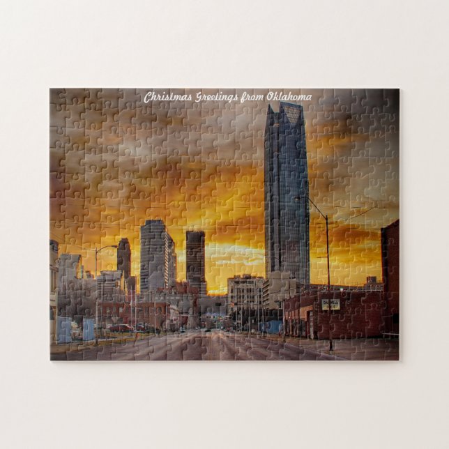 Puzzle Paysage de l'Oklahoma. (Horizontal)