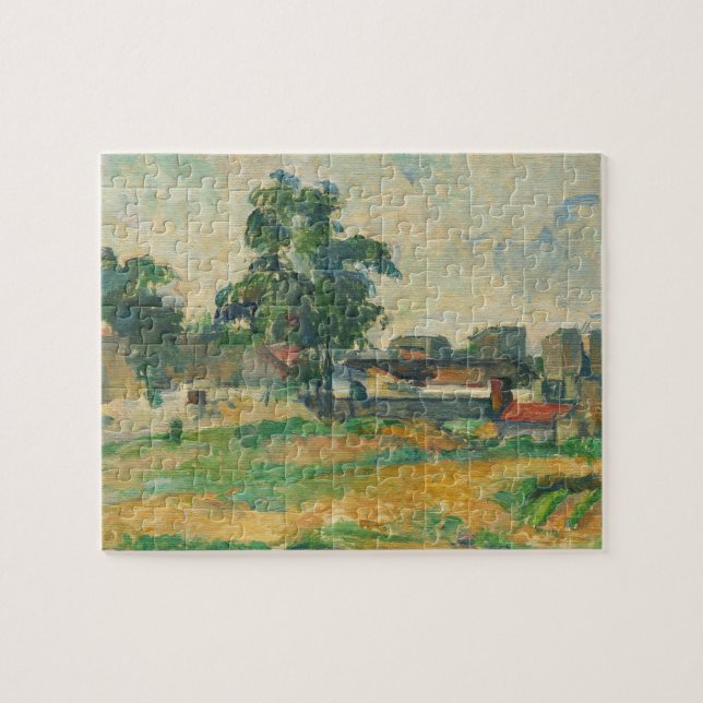 Puzzle Paysage de Paul Cezanne | près de Paris, C. 1876 (Horizontal)