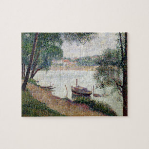 Puzzle Paysage de rivière de Georges Pierre Seurat   ave